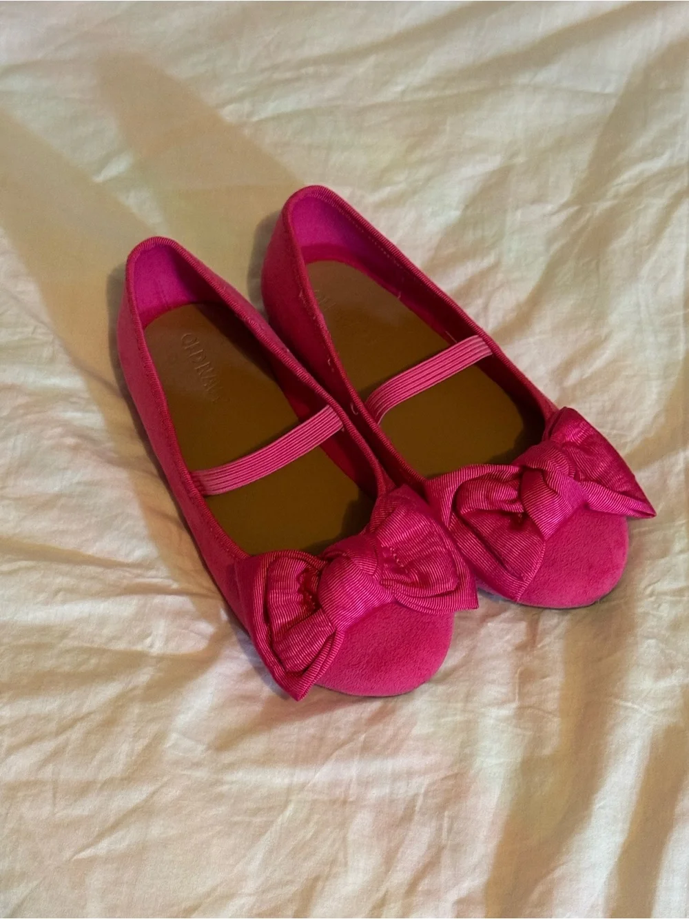 Old Navy Hot Pink Slip-On Ballet Flats for Kids